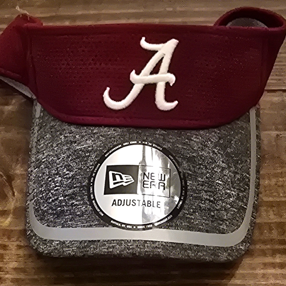 New Era Alabama Crimson Tide Adjustable Visor NWT